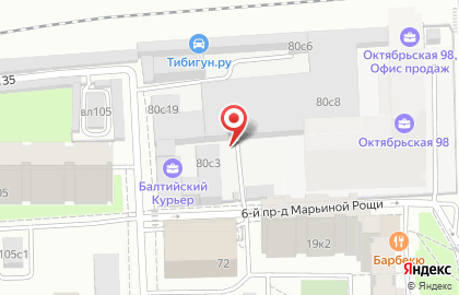 Дельта на Октябрьской улице на карте