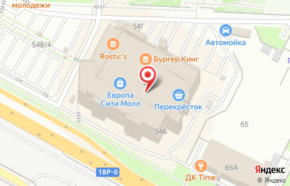 Фитнес-клуб DDX Fitness в ТЦ Европа Сити Молл на карте