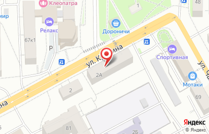 СТ на улице Красина на карте