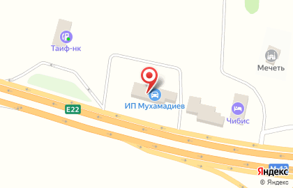 Гостиница в Казани на карте