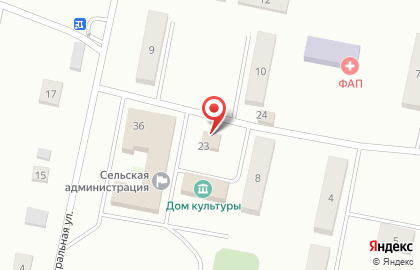 Универсальный магазин в 1-ом микрорайоне на карте