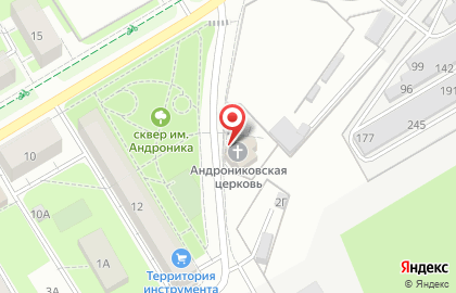 Храм Священномученика Андроника, Архиепископа Пермского и Кунгурского на карте