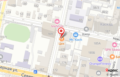 Ресторан Цех этого города на улице имени Янковского на карте