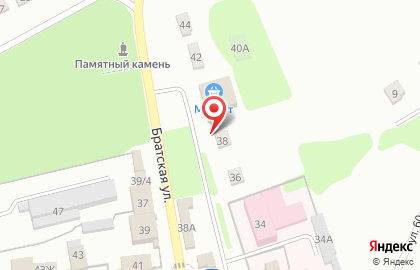 Карамелька на Братской улице на карте