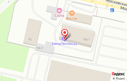 Производственная компания Завод Готовых Теплиц на Московском проспекте на карте