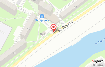 Натяжные «Потолки Толком» на улице Дружбы на карте
