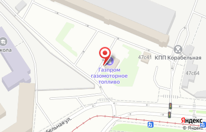Технический центр Газпромнефть на Корабельной улице на карте