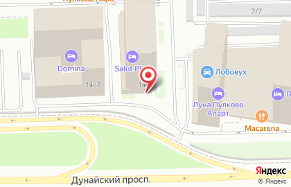 Универсальный магазин Fix Price на Пулковском шоссе на карте
