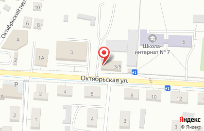 Парикмахерская на Октябрьской, 3а на карте