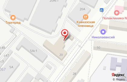 Сервико в Октябрьском районе на карте