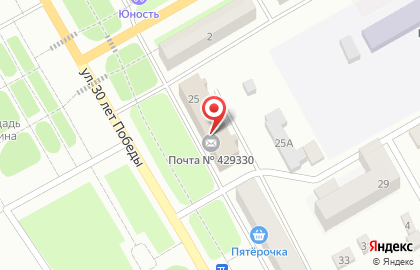 Почта Банк в Чебоксарах на карте