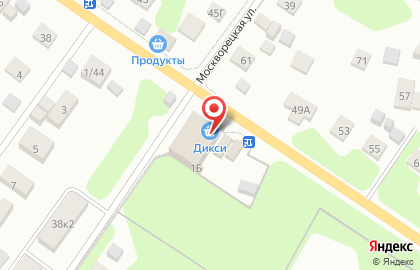 Ветеринарная аптека Дикси на Москворецкой улице на карте