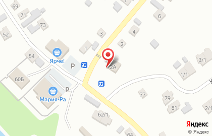 Берег на Советской улице на карте