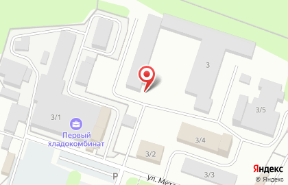Оптовая фирма на улице Металлистов на карте
