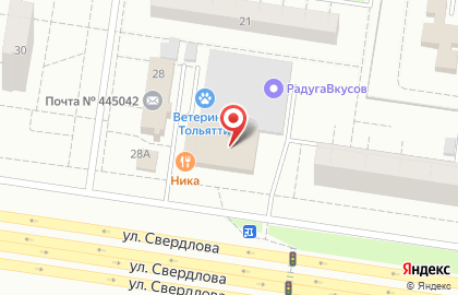 Медицинская клиника холода Виталонг на улице Свердлова на карте
