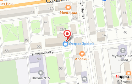 Адвокат на Невельской улице на карте