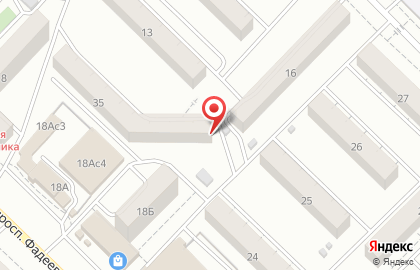 Продуктовый магазин У дома в Черновском районе на карте