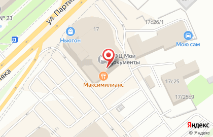 IT-компания Softline на улице Партизана Железняка на карте