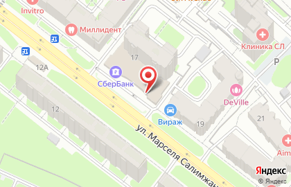 Торговая компания Энотека С+ на улице Марселя Салимжанова на карте