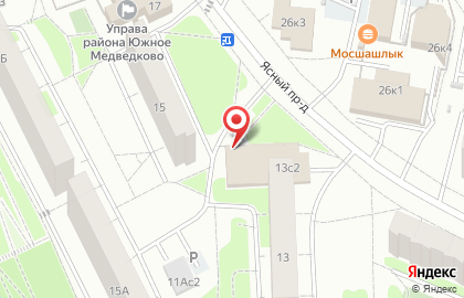 Платёжный терминал МКБ в Южном Медведково на карте