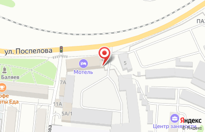 Мотель в Кемерово на карте