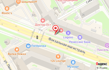 Киоск по продаже печатной продукции на Площади Гарина-Михайловского на карте