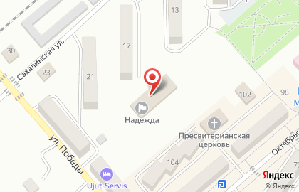 Социально-реабилитационный центр для несовершеннолетних Надежда в Поронайске на карте
