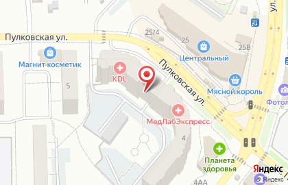 Межотраслевой страховой центр в Орджоникидзевском районе на карте