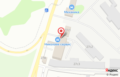 Автоцентр Николаев-Сервис в Твери на карте