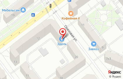 Магазин-салон цветов и свадебного оформления Эдель на карте