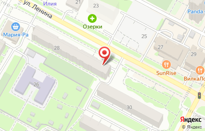 Салон обуви Под каблуком на улице Ленина на карте