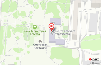 Центр детского творчества Ленинского района в Ленинском районе на карте