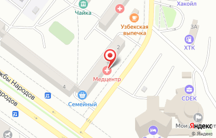Фотостудия на улице Комарова, 2 на карте