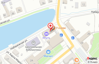 Гостиница Ипуть на карте