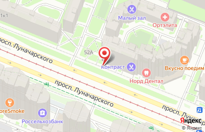 Магазин товаров для садоводов Садовник на проспекте Луначарского на карте