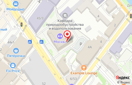 Спортивный комплекс Москва на карте