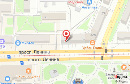 Магазин Книгозор на проспекте Ленина на карте