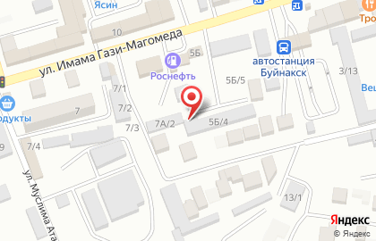 Мастерская по перетяжке салона в Буйнакске на карте