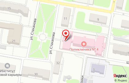 Государственная аптека Мособлмедсервис на улице Стаханова на карте