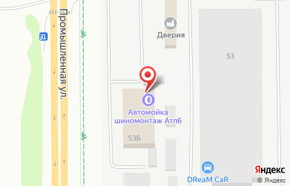 Шиномонтажный центр Регионшина на Промышленной улице на карте