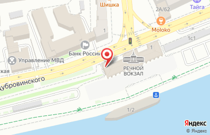 Компания по аренде прогулочно-банкетного теплохода Теплоход Куприян на улице Дубровинского на карте