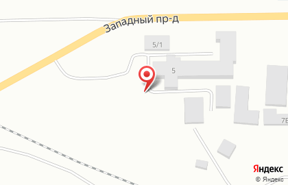 Передвижной пункт технического осмотра ТехЛидер в Западном проезде на карте
