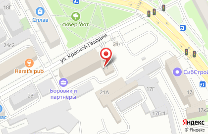 ООО Упаковка на улице Красной Гвардии на карте