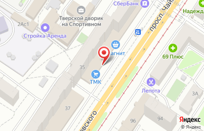 Центр помощи кредитным должникам Help Me на проспекте Чайковского на карте