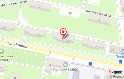 Ветеринарный центр и аптека ВетОптТорг на улице Ленина на карте