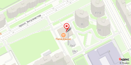Сервисный центр Турбофиксер на проспекте Энтузиастов на карте