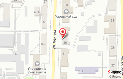 Коллегия адвокатов Южно-Уральский адвокатский центр на улице Ленина, 56 на карте