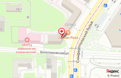 Страховая медицинская компания Ресо-мед на Симферопольском бульваре на карте