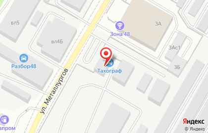 Торгово-сервисная компания ТахографЛипецк на карте