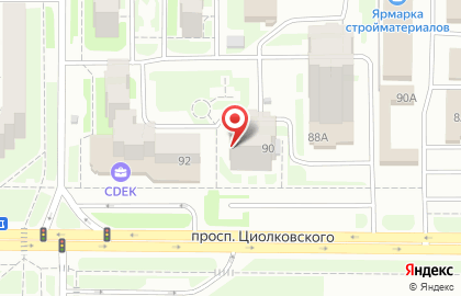 Салон красоты Шоколад на проспекте Циолковского на карте